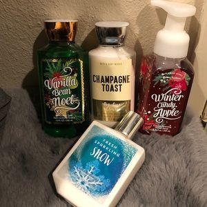 Assorted Bath & Body lotions & soaps